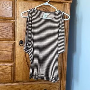 Nurture striped top size small